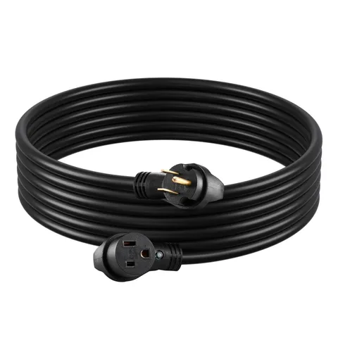 30-Amp Generator Extension Cord, 50 Foot, 250 Volts 7500 Watts Heavy Duty Power