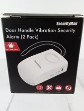 Security Man Door Handle Vibration Alarm 2 Pack Portable 130db New 
