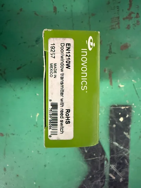 inovonics Door/Window Transmitter With Reed Switch P/N EN1210W Used
