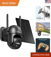 Weatherproof 2K Security Camera - Wireless with Smart Control & PIR Alerts