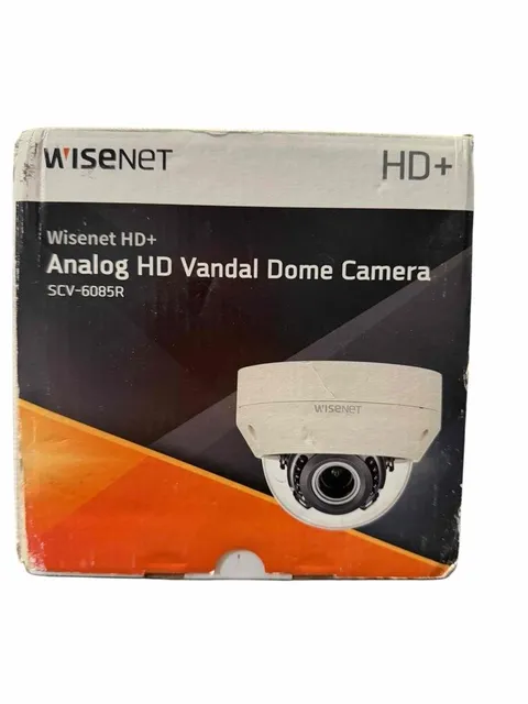 NEW Hanwha Techwin Wisenet Analog HD Vandal Dome Camera SCV-6085R 2MP