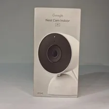 Google Nest Cam Indoor (Wired, 3rd Gen) - 2K smart security camera with AI