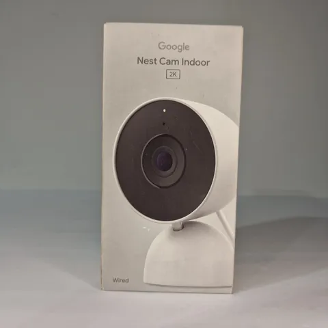 Google Nest Cam Indoor (Wired, 3rd Gen) - 2K smart security camera with AI
