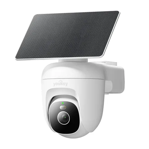 Solar Wireless Outdoor, 24/7 AOV Recording, 82 ft AI Person/Vehicle Detection...