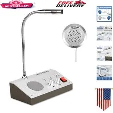 RT-9908 Window Intercom System for Businesses - Clear Two-Way Voice Transmission