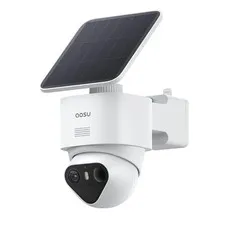 Wireless Outdoor Security Camera 4K Resolution Solar Powered TrueColor Night