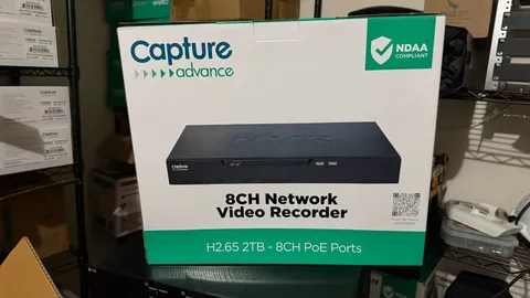 Capture Advance R2-NVR8C2TB 8-Channel NVR PoE, 2TB HDD, NDAA Compliant, Replaces