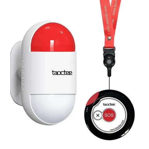 taoctee Panic Button Alarm Siren+Button