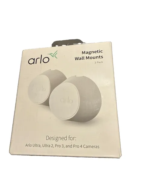 Arlo Magnetic Wall Mounts Set of 2 for Ultra, Ultra 2 Pro 3 & Pro 4 New Sealed