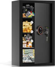 6.0 Cu Ft Large Safe Box for Home Use, 27.6"H Heavy Duty Home Safe with Combinat
