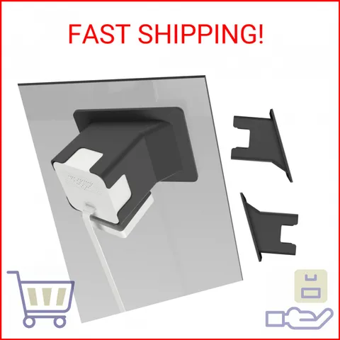 Teccle 2 Pack Angled Window Mount for Wyze Cam v4 Cam V3, 20 Degrees Tilt ( Up/D