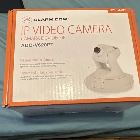 Alarm.com ADC-V620PT 720p Wi-Fi Wireless Pan/Tilt Indoor IP Camera White