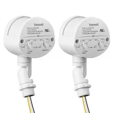 2 Pack Motion Sensor, 180-Degree Replacement Motion Detector, Adjustable Time...