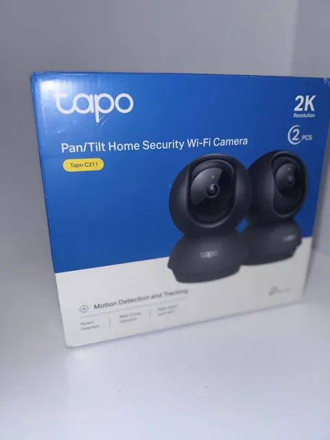 TP-Link Tapo C211 2K Pan Tilt Home Security WiFi Camera 2-Pack New Sealed