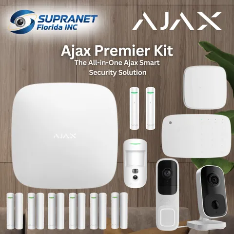 Ajax Wireless Alarm Kit Hub 2 Plus 4G Wi-Fi Doorbell Touch Video Camera WH3