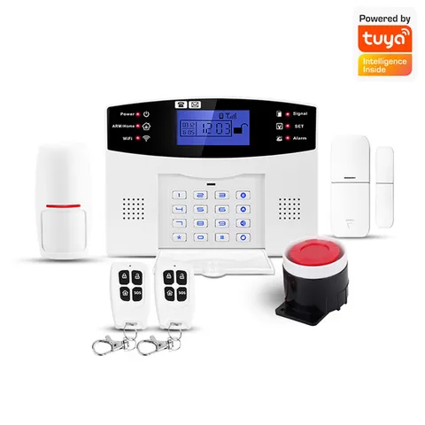 Security Alarm System Kit Home Security Wireless Alarm System GSM Wifi Auto Dial