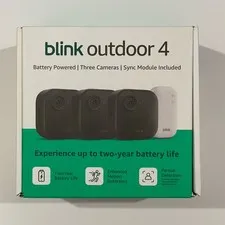 NEW Blink Outdoor 4 Wireless Smart Security Camera 3 Camera System Sync Module