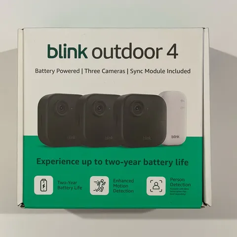 NEW Blink Outdoor 4 Wireless Smart Security Camera 3 Camera System Sync Module
