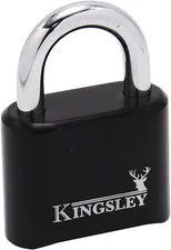 Resettable Combo Lock (Combination Padlock) Hardened Steel Shackle
