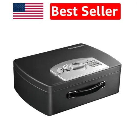 Portable Security Safe Box with Digital Keypad Lock for Travel and Home Use