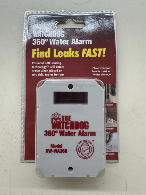 The Basement Watchdog Compact 110 dB 360° Water Alarm Model # BW-WA360