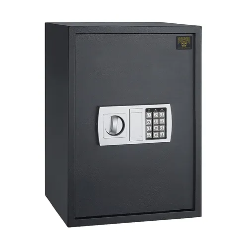 Personal Digital Safe Box - Compact Steel Home Safety Container for Money, Docum