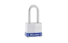 Master Lock Keyed Alike Padlock 1-9/16" Steel Body 3/4" Hardened Shackle