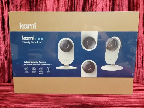 Kami mini Indoor Security Cameras Family Pack 4 in 1 Face detection 1080p new