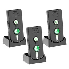 2 Way Intercom for Home Upgraded, Portable Wireless Intercom System for House...