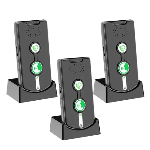 2 Way Intercom for Home Upgraded, Portable Wireless Intercom System for House...