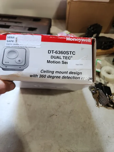 Honeywell  Dt 6360stc Dual Tec 360 Motion Detector