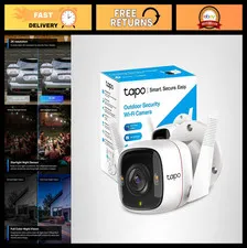 2K+ Outdoor Wired Security Camera - Motion Detection, Night Vision, 24/7 Recordi