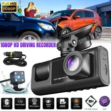360° 1080P 3 lenses Dash Camaras De Seguridad Grabadora Para Carro Auto G-Sensor