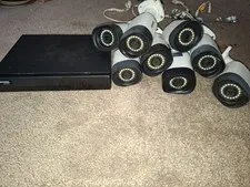 ( 6) Defender Sentinel  PoE Security Camera and  NVR system