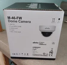 6 Advidia M-46-FW 4MP IP Dome Camera White Wired Night Vision WDR Weatherproof