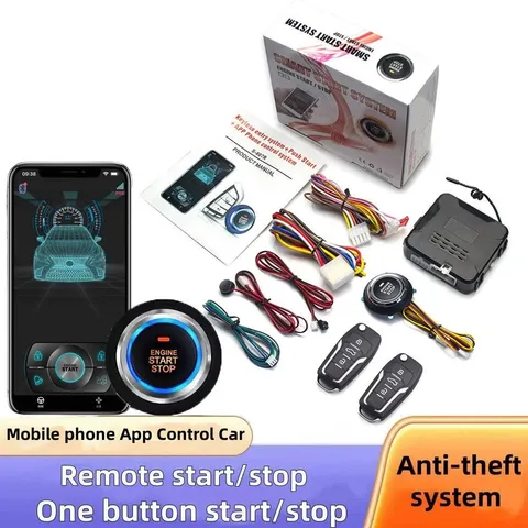 Remote Starter and Car Alarm Smart App Remote Start Stop System for Cars Engine