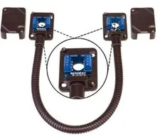 SD-969-T15Q/B Armored Door Cord/Pre-Wired Terminal Blocks and Removable Cover...