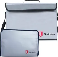 2021 TSA-Approved Fireproof Document Bag with Built-in TSA Lock and Fire-Resista