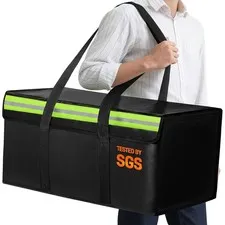 Fireproof Document Bag Box 24x12x12in Large Safe Storage for Cash Photos Files