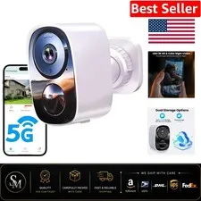Enhanced 2K Outdoor Security Camera with AI Detection & 2-Way Talk - 2026 Model