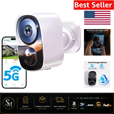 Enhanced 2K Outdoor Security Camera with AI Detection & 2-Way Talk - 2026 Model