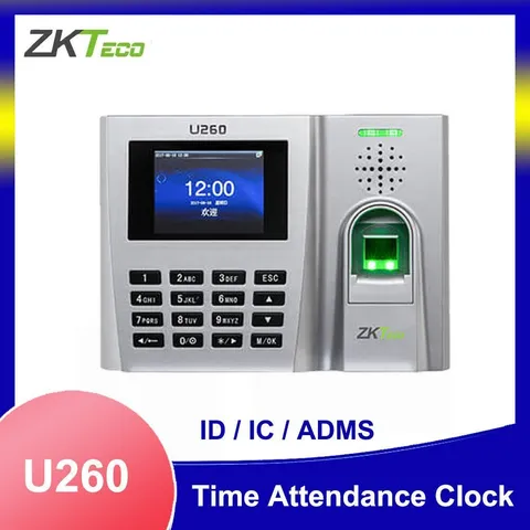 ZK U260 TCP/IP Fingerprint Time Attendance System Employee Attendance Terminal