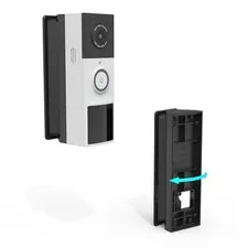 Adjustable Doorbell Mount for Tapo Doorbell Camera, 0-45 Degree R/L Angle Mou...