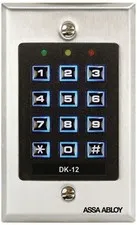 DK-12 Digital Keypad System with Illuminated Keys, Satin Stainless Steel Fini...