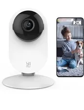 YI Pro 2K Home Security Camera, 2.4Ghz Indoor Camera with Person, Vehicle, Smart