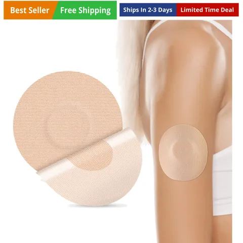 25Pack Libre Sensor Covers Waterproof Latex-Free Freestyle Lingo Overpatches ...