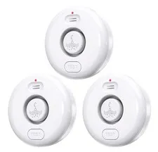 Water Leak Detector 3 Pcs Loud Alert 120dB Sensor Flood Basement Bathroom Sink