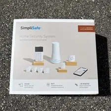 8 Piece Wireless Home Security System Compatible with Alexa White