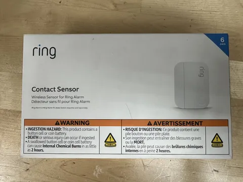 Ring - Alarm Contact Sensor (2nd Gen) (6-Pack) - White 4SD6SZ-0EN0 NEW!