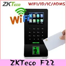 ZKTeco F22 TCP/IP IC/ID WiFi/ADMS Biometric Fingerprint Access Time Attendance